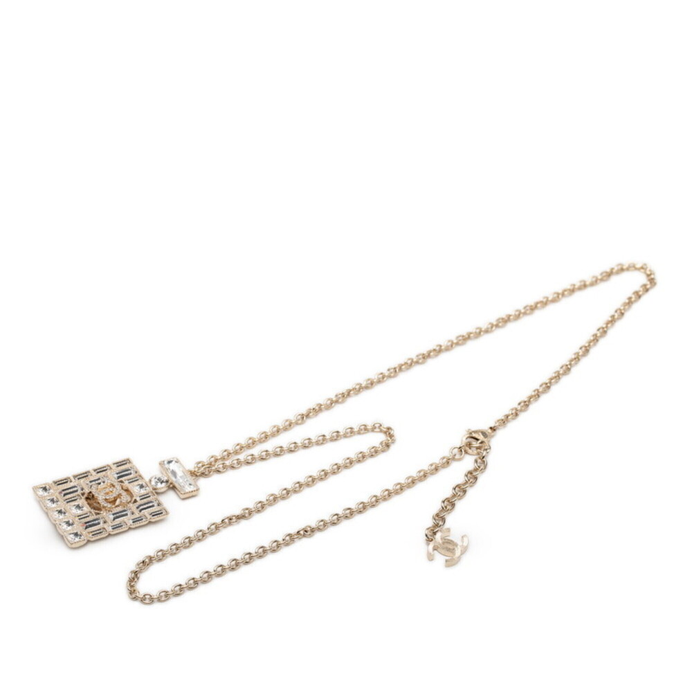 CHANEL Gold Logo Necklace - Picture 3 of 6